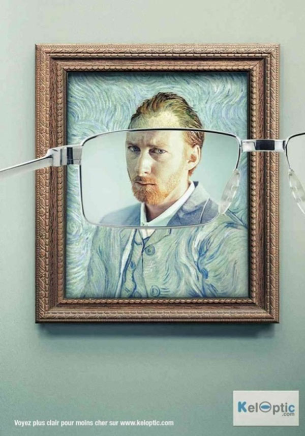 publicité presse opticien